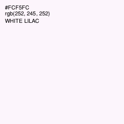 #FCF5FC - White Lilac Color Image